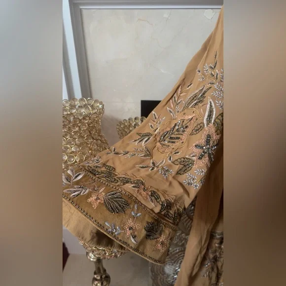 Free People Star Daze Tan Embroidered Duster 🌟 - Picture 5 of 10